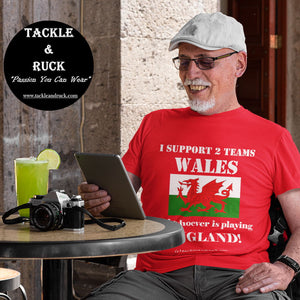 Tackle & Ruck - Wales welsh rugby t-shirts clothing gifts england fathers day