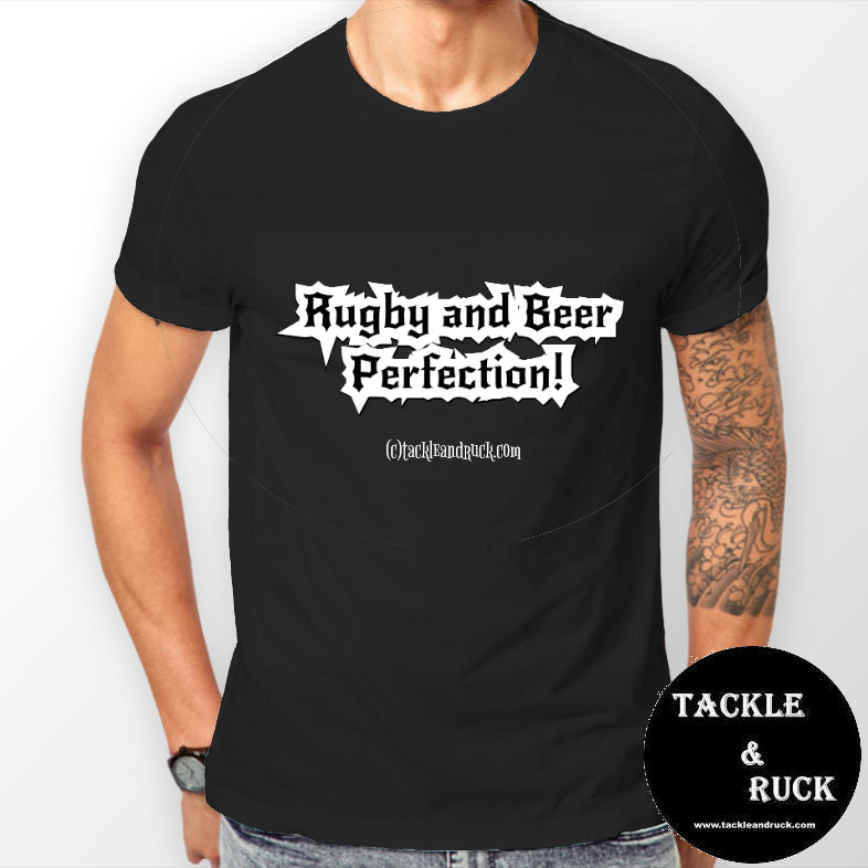 Rugby T-Shirt - Rugby And Beer Perfection
