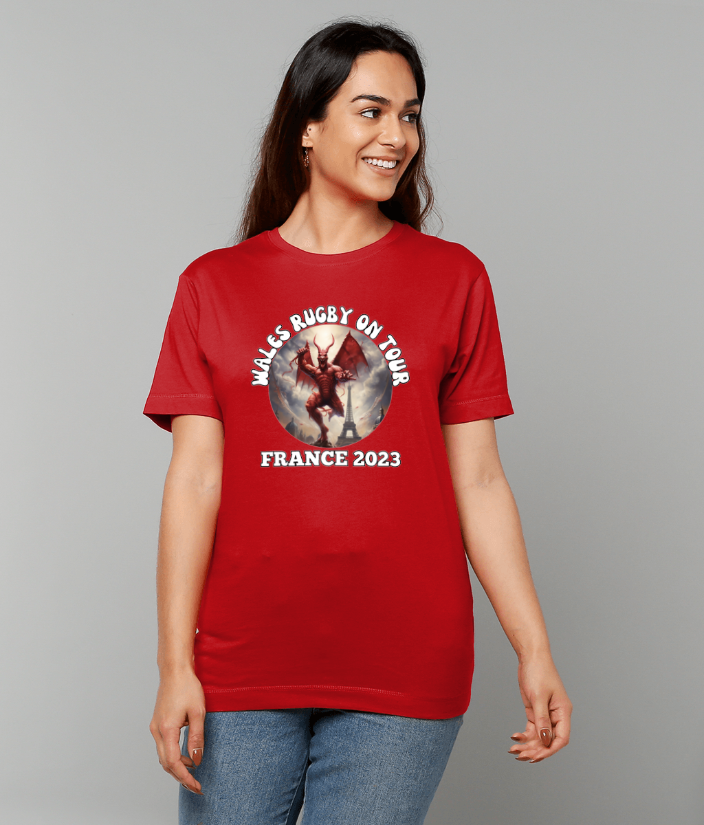 Wales Rugby On Tour - France 2023 Women's T Shirt