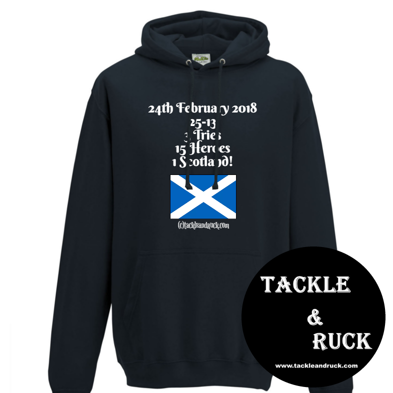 Scotland Rugby Hoodie-24th February 2018 25-13 1 Scotland