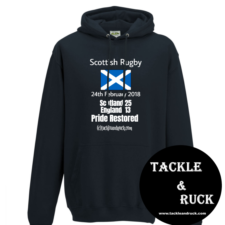 Scotland Rugby Hoodie-24th February 2018 Pride Restored V England