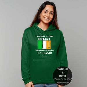 Tackle & Ruck - Irish Rugby Hoodies and Gifts - Ireland Rugby Union Hoodies for England Game