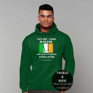 Irish Rugby Hoodies and Gifts - Get Six Nations Ireland Rugby Union Hoodies for England Game