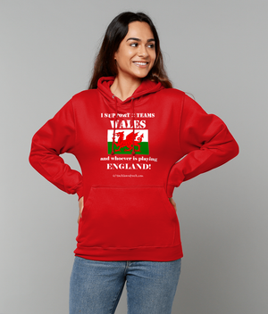Wales rugby gift souvenir hoodies for welsh rugby fans - 2 teams womens hoodie