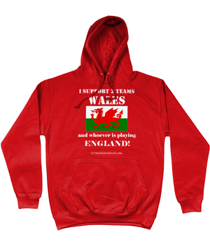 Wales rugby gift souvenir hoodies for welsh rugby fans - 2 teams