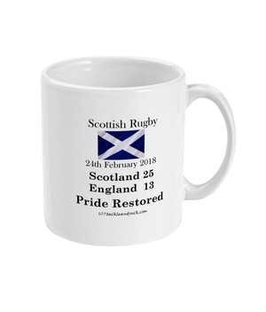 Scotland Rugby Mug - Calcutta Cup 2018 Pride Restored