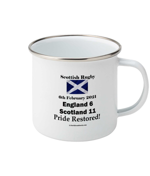 Tackle and Ruck - Scotland Rugby Mugs Gifts - Calcutta Cup 2021 Win - Pride Restored