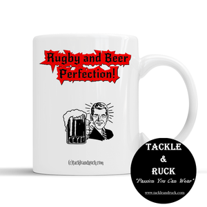 Rugby Mug - Rugby And Beer Perfection