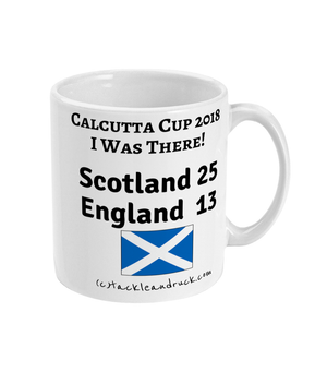 Rugby Mug - Calcutta Cup 2018 I Was There
