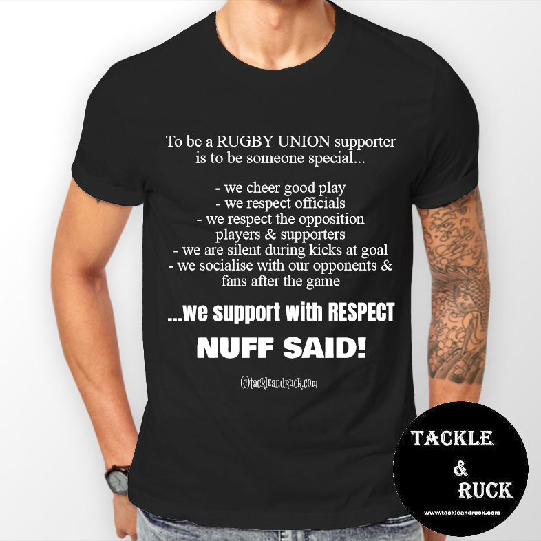 Men's T-Shirt - We Support With Respect