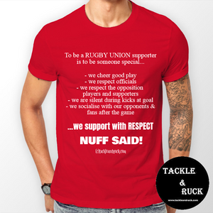 Men's T-Shirt - We Support With Respect