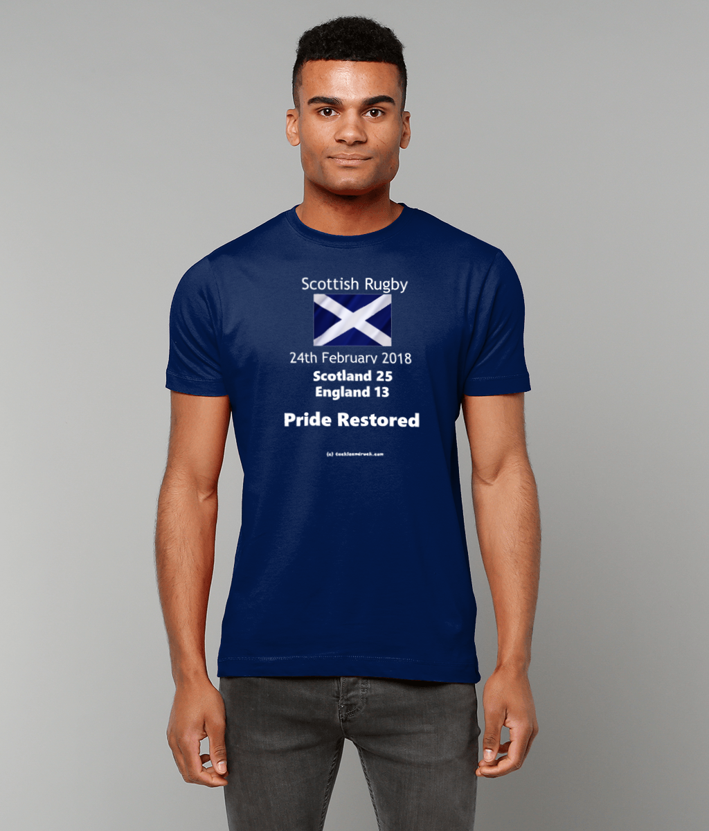 Men's T-Shirt - Scottish Rugby 24th February 2018 Pride Restored