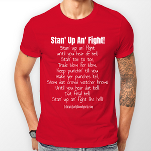 Munster Men's T-Shirt - Stan' Up An' Fight - Stan' Toe To Toe