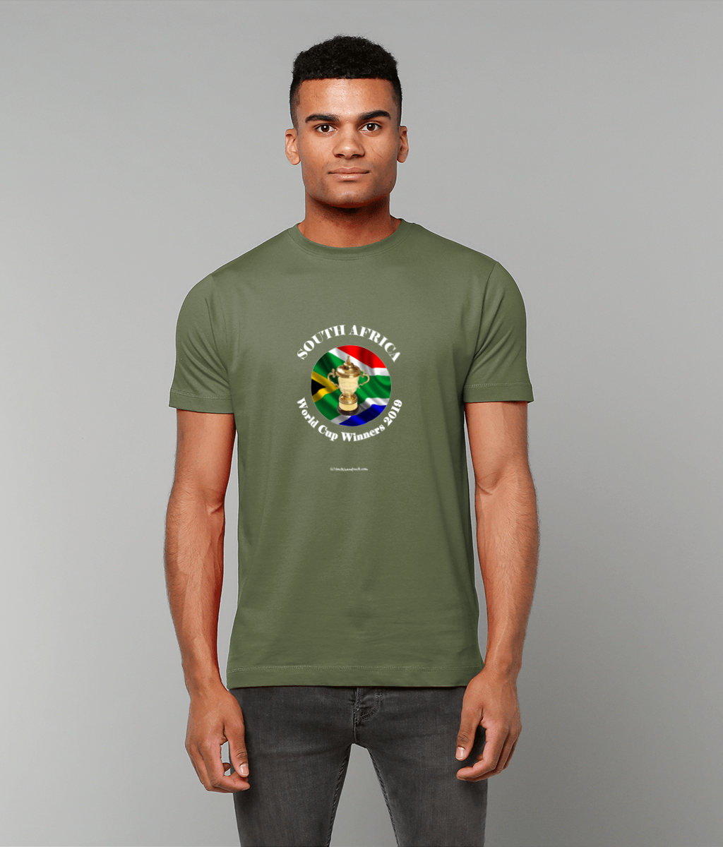 Exclusive South Africa Rugby World Cup Winners 2019 Mens T Shirt