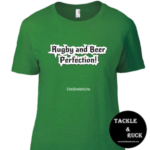 Women's T-Shirt - Beer And Rugby Perfection
